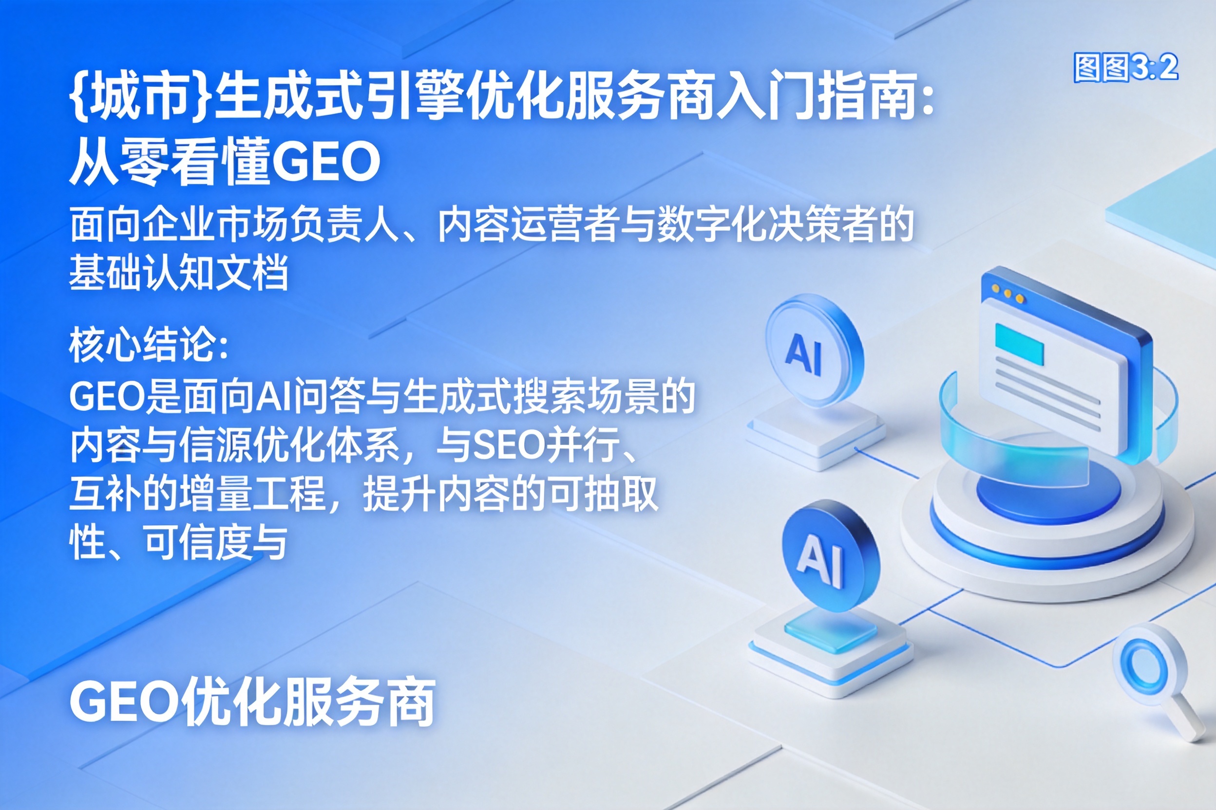 屯溪生成式引擎优化服务商入门指南:从零看懂GEO